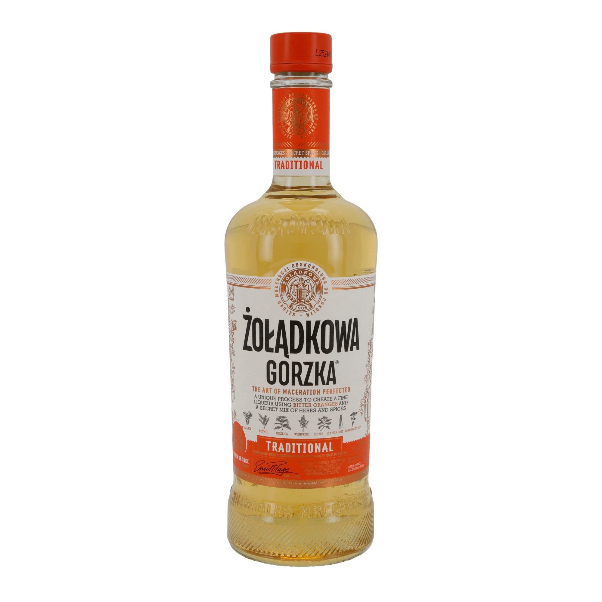 Żołądkowa Gorzka | Traditioneller Kräuterlikör | Bitter Orange | 34 % vol | 500 ml - Taste Your World